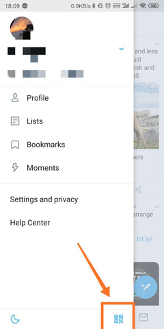 240x480 How To Scan A Qr Code With Facebook And Twitter App