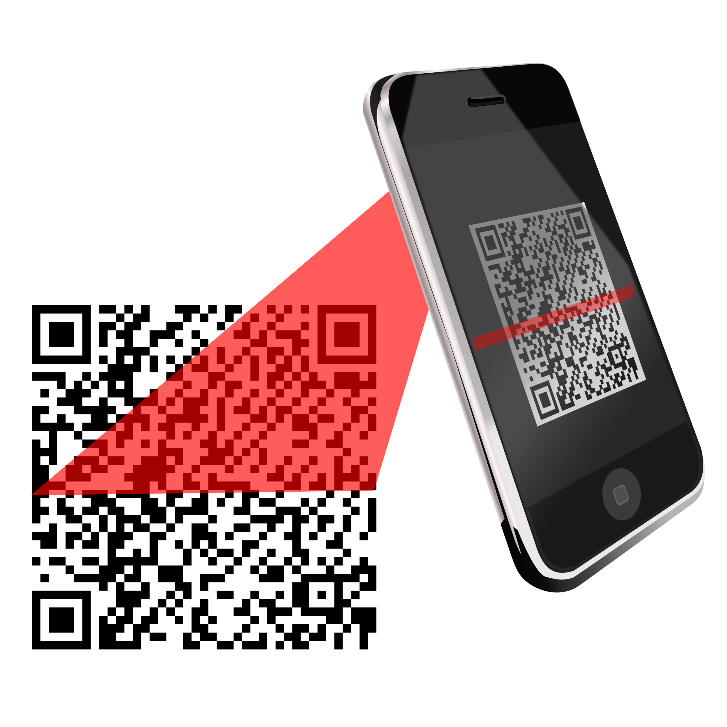 2400x2400 Qr Scanner Red Icons Png