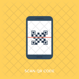 256x256 Scan Qr Code Icon Of Flat Style