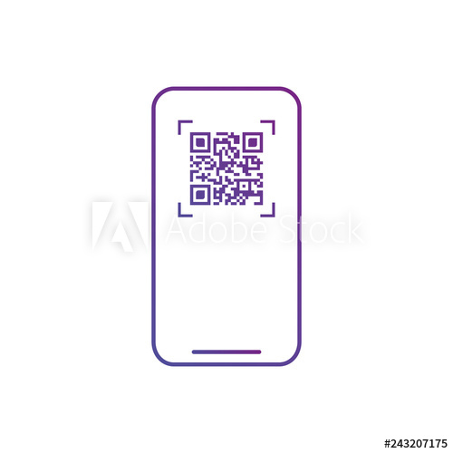500x500 Smart Phone Scanning Qr Code Icon Barcode Scan With Telephone