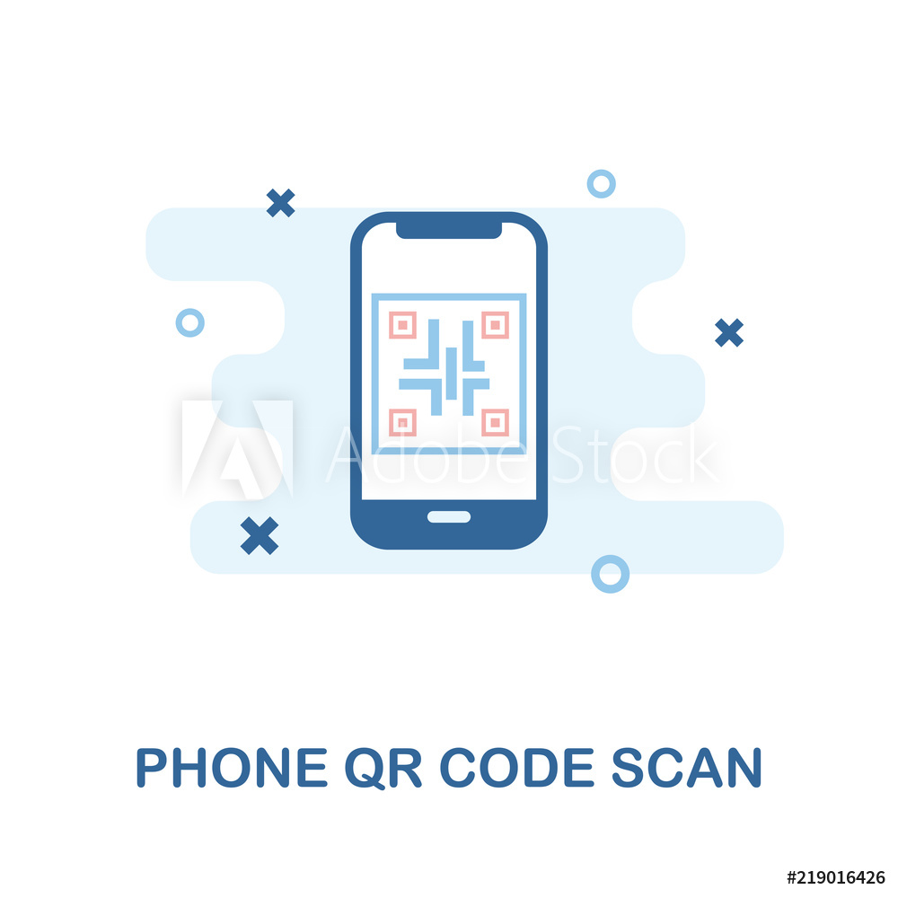 1000x1000 Photo Art Print Phone Qr Code Scan Icon Europosters