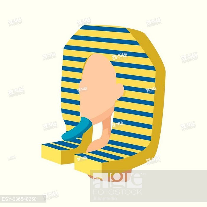 701x700 Scarab Icon In Cartoon Style On A White Background, Stock Vector
