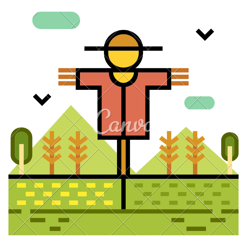 800x800 Agriculture Scarecrow Icon