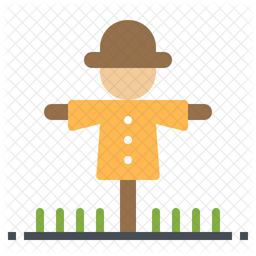 512x512 Scarecrow Icon Of Flat Style
