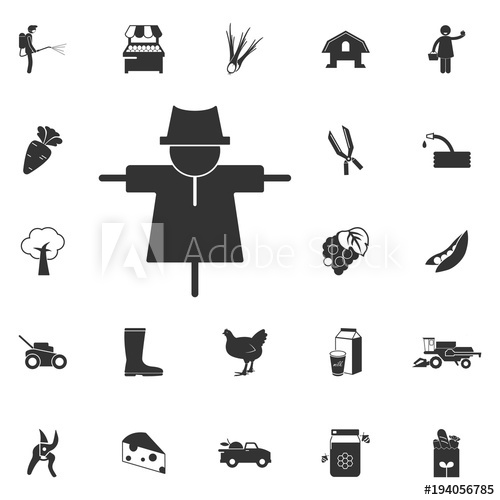 500x500 Scarecrow Icon Element Of Farming And Garden Icons Premium
