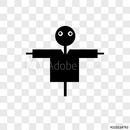 500x500 Scarecrow Icons Isolated On Transparent Background Modern