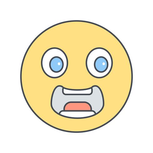 490x490 Scared Emoji Vector Icon