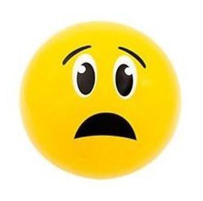 400x396 Inflatable Scared Face Emoji Beach Ball