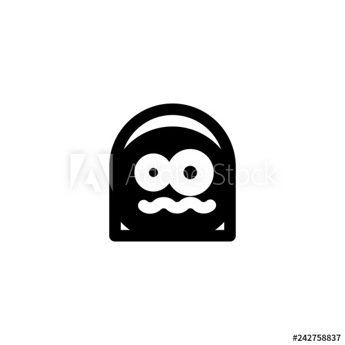500x500 Scared Icon Vector Scared Vector Graphic Illustration