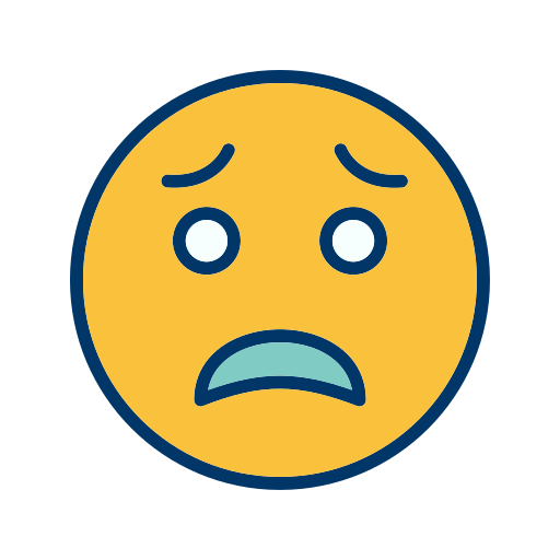 512x512 Emoticon, Face, Scared, Smiley Icon Free Of Emoticons Filled Two