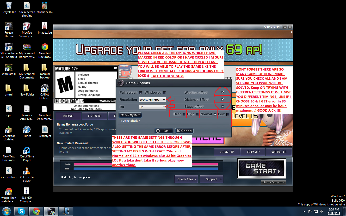 1440x900 Scarlet Blade Mother Has Disconected From The Server