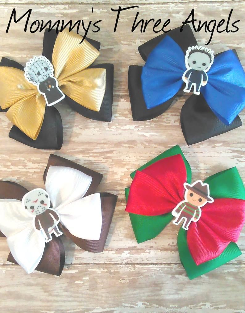 794x1015 Kawaii Horror Movie Icon Hair Bow Scary Movie Bad Etsy