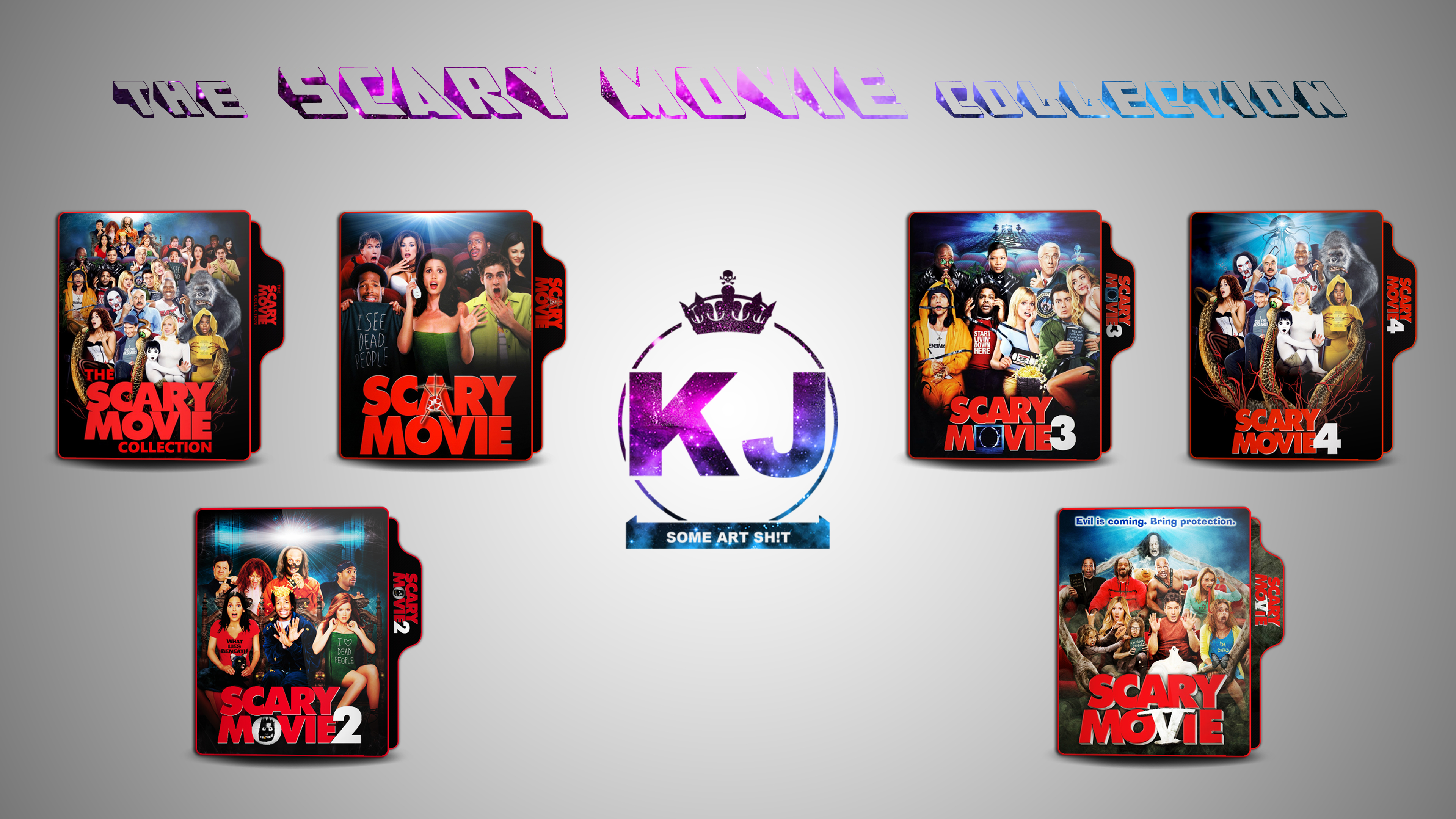 3840x2160 Scary Movie Collection Folder Icon Pack