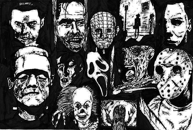 783x527 Free Download Horror Movie Icon Collage Horror Icons