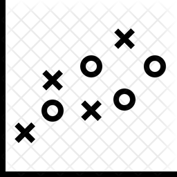 256x256 Scatter Plot Chart Icon Of Line Style