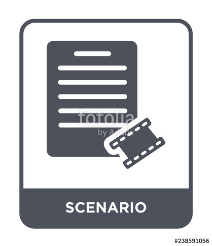 430x500 Scenario Icon Vector Stock Image And Royalty Free Vector