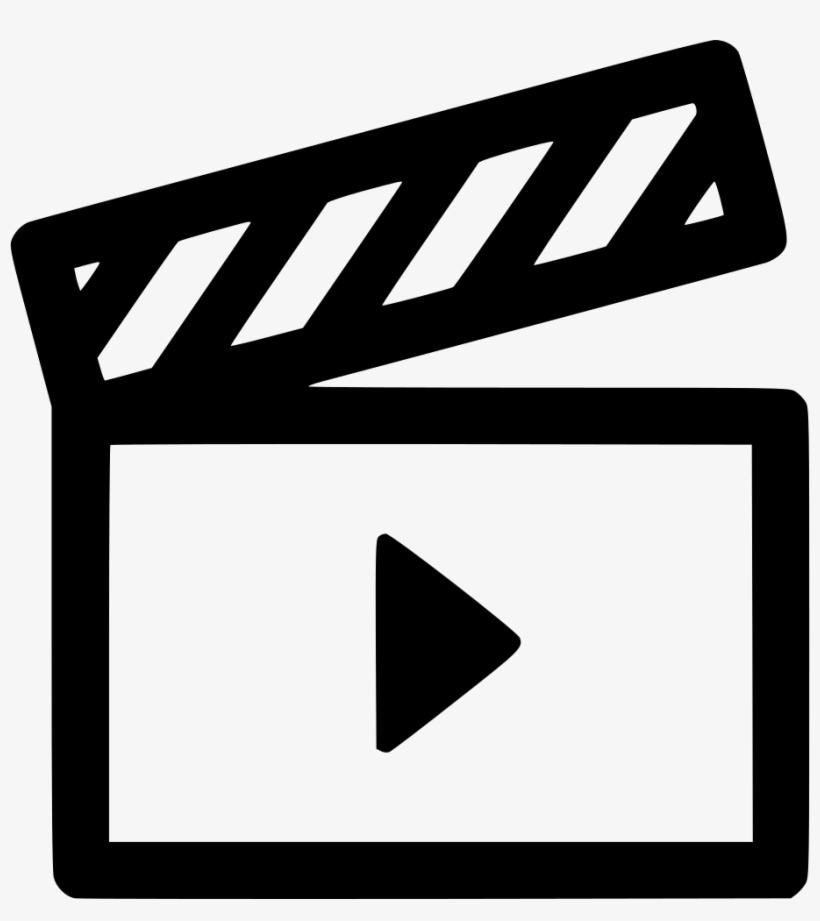 820x921 Play Movie Video Clapper Scene Comments