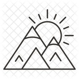 256x256 Scene Icon Of Line Style