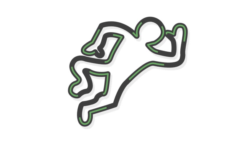 852x480 Crime Icons Animation With White Background Crime Scene Icon