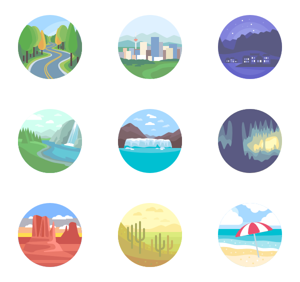 Scenery Icon Packs 600x564 Scenery Icon Packs
