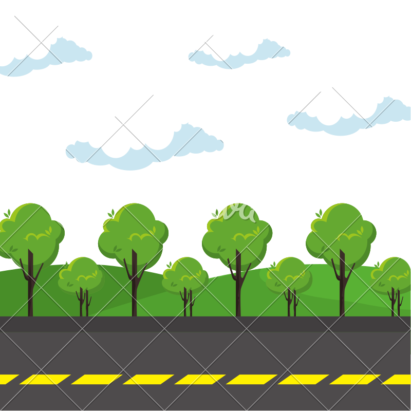 Urban Road Day Scenery Icon 800x800 Urban Road Day Scenery Icon
