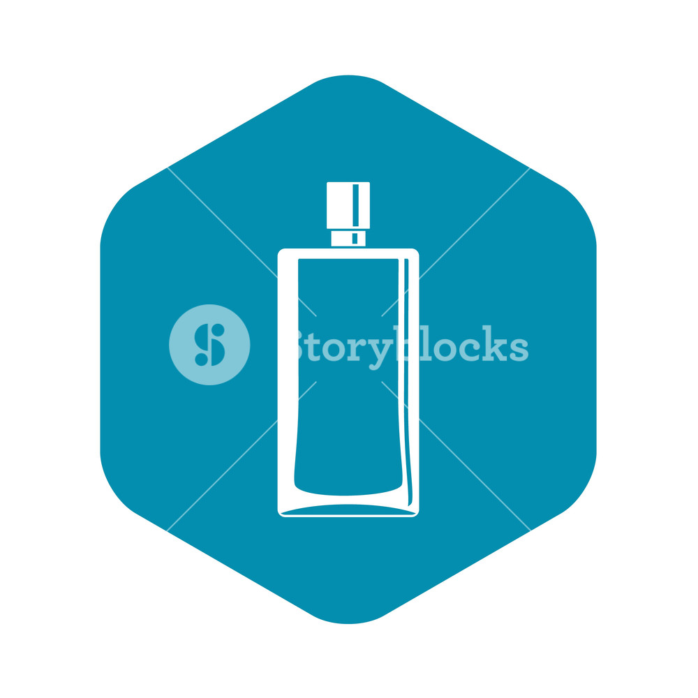 1000x1000 Scent Bottle Icon In Simple Style Isolated On White Background