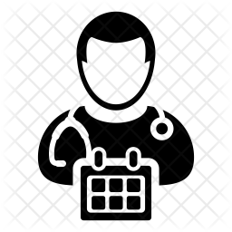 256x256 Schedule Doctor Appointment Icon Of Glyph Style