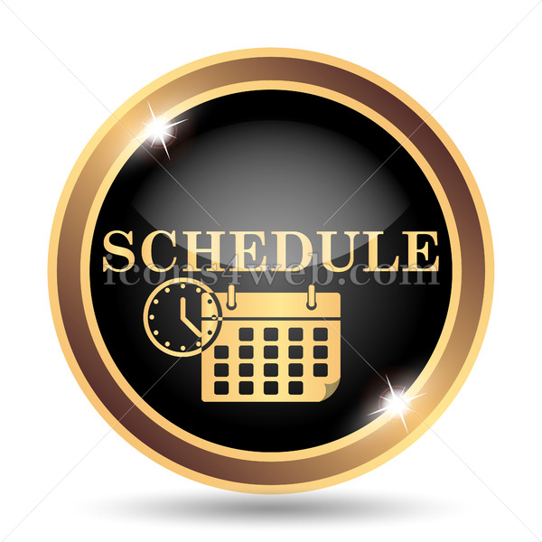 600x600 Schedule Gold Icon