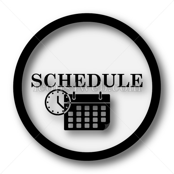 600x600 Schedule Simple Icon Schedule Simple Button