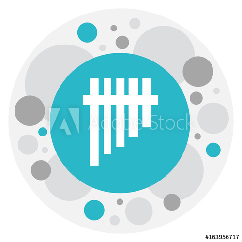 500x500 Vector Illustration Of Statistic Symbol On Schema Icon Premium
