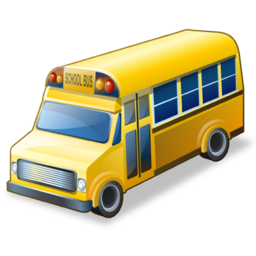 256x256 School Bus Icon Real Vista Transportation Iconset Iconshock