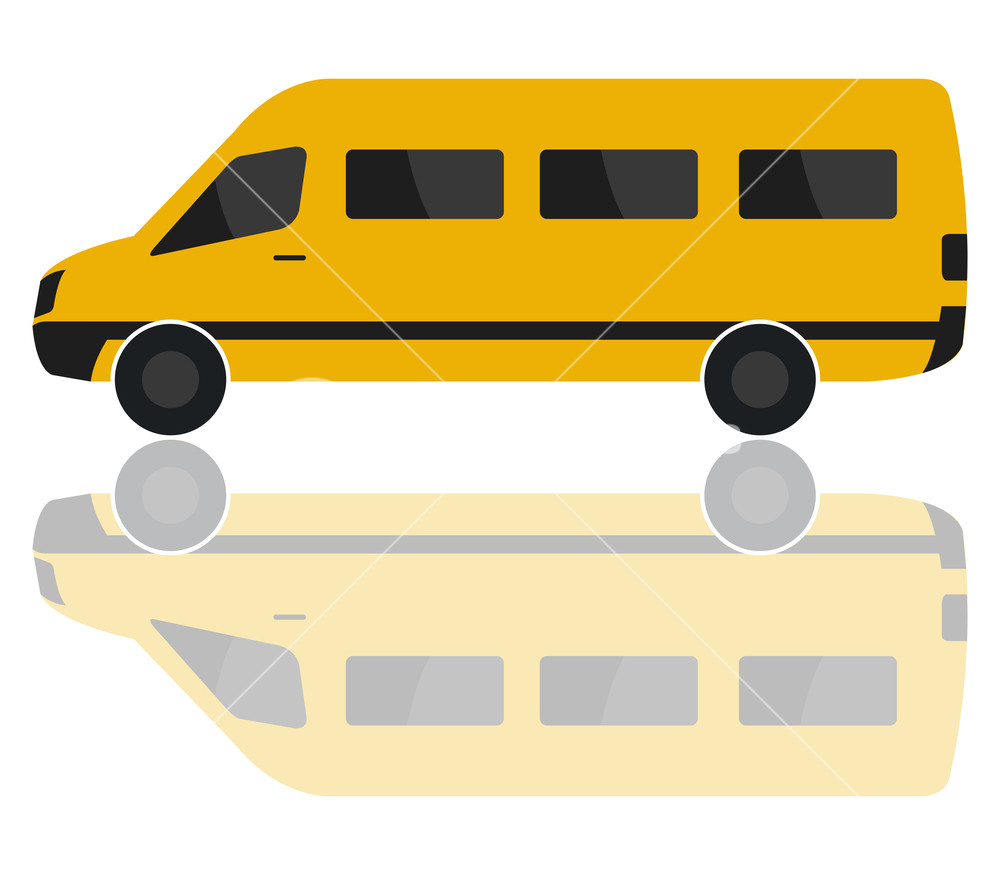 1000x875 School Bus Icon On White Background Royalty Free Stock Image