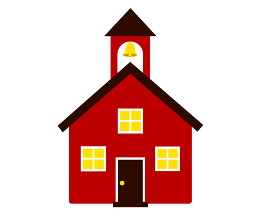 500x430 School House Image Icon Free