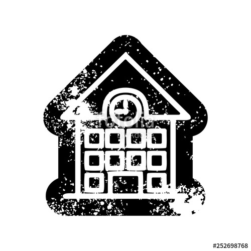 500x500 School House Icon Stock Image And Royalty Free Vector