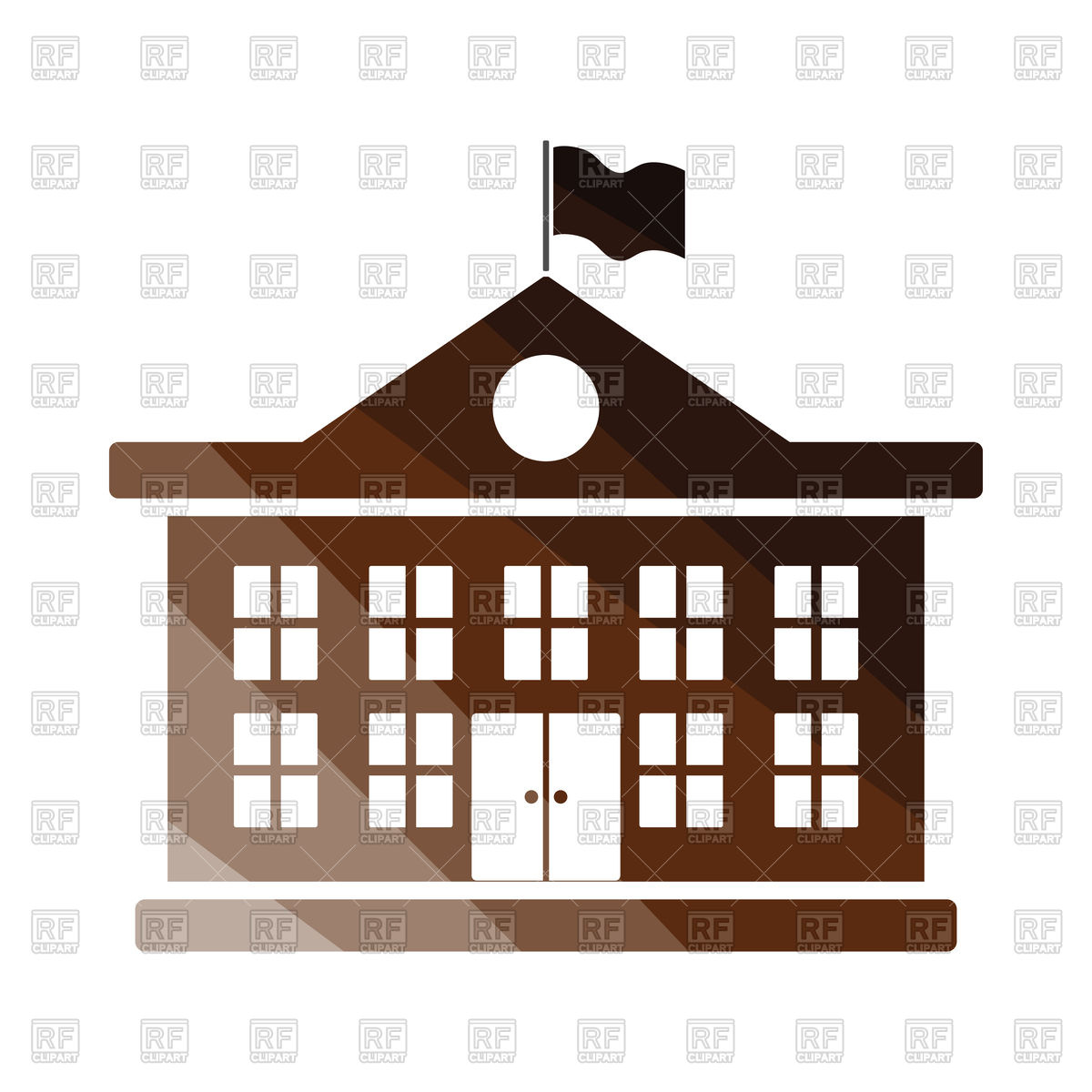 1200x1200 School Building Icon Vector Image Of Signs, Symbols, Maps Angelp