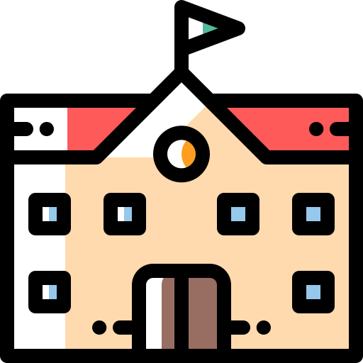 512x512 Building, Education, School Icon Free Of City Element Vol