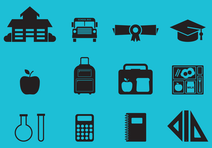700x490 Elementary School Icons