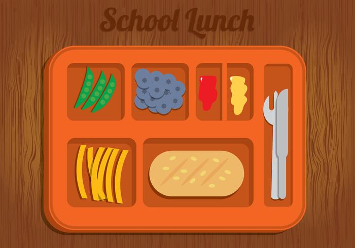 700x490 School Lunch Illustration Vector