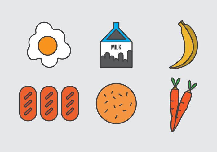700x490 Free School Lunch Vector Icons