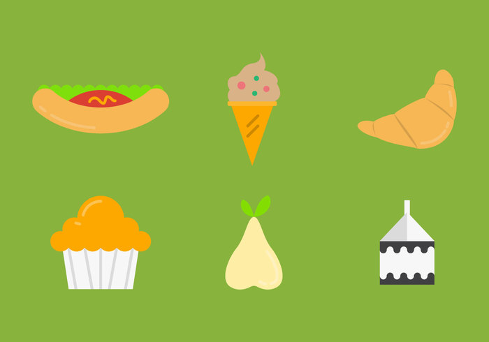 700x490 Free School Lunch Vector Icons