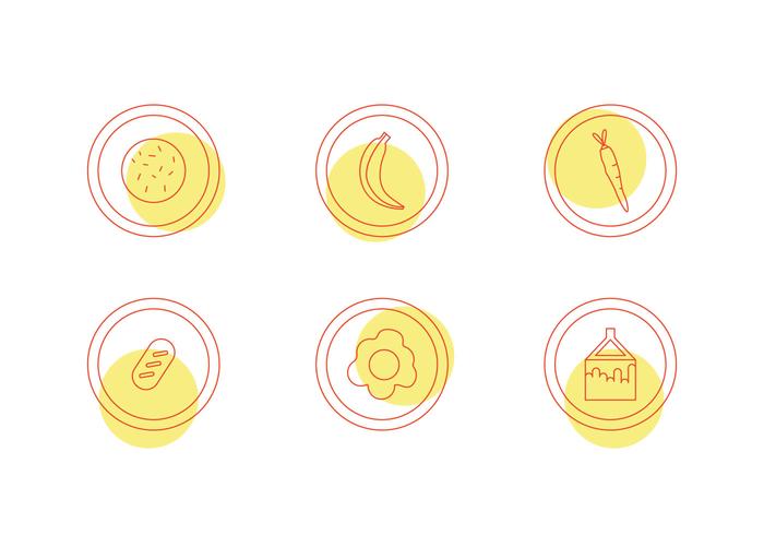 700x490 Free School Lunch Vector Icons