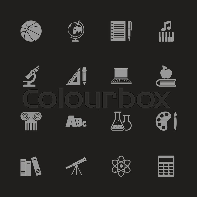 800x800 School Subject Icons