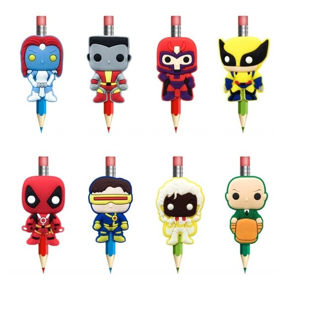 640x640 X Men Cartoon Action Icon Pvc Pentopper Pencil Grips School