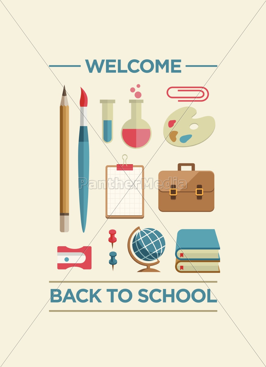 869x1200 Education And School Supplies Icon Set