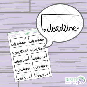 300x300 Deadline Box Hand Drawn Schoolwork Icon Petite Collection