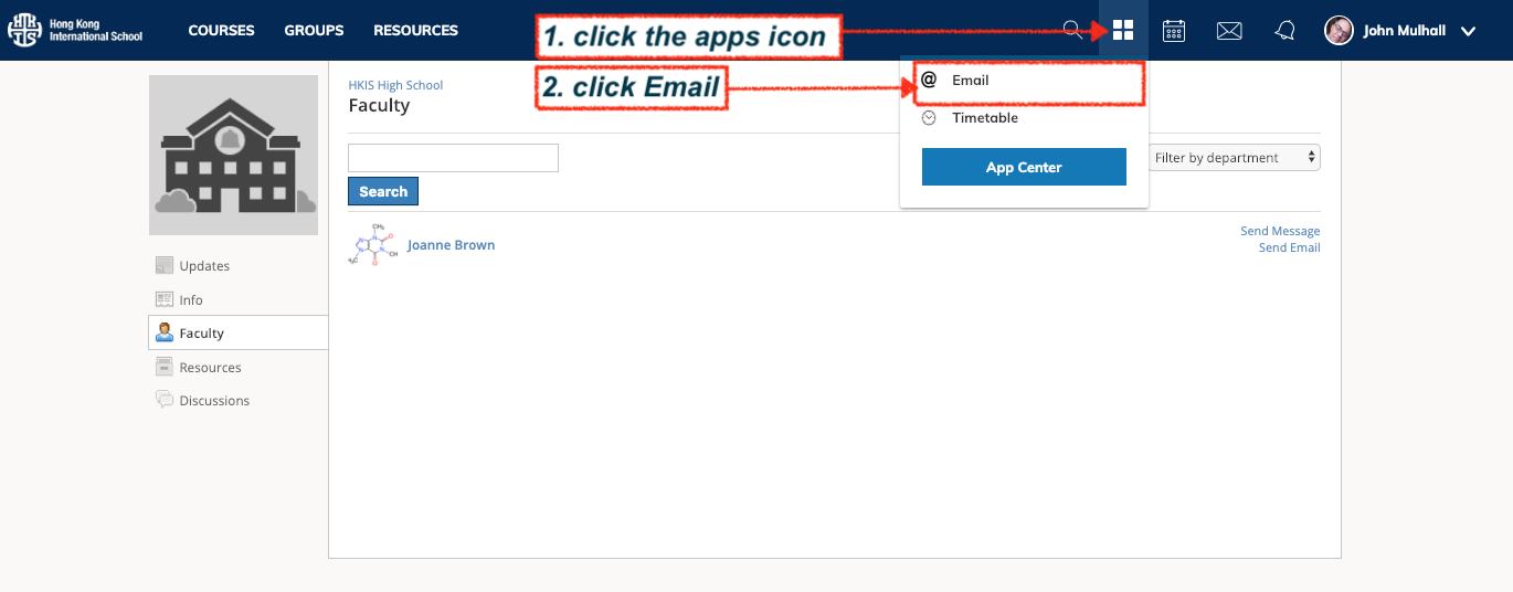 1370x536 How To Send E Mail Using Schoology Hkis