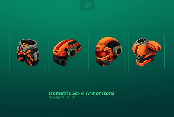 600x405 Isometric Sci Fi Icons On Behance