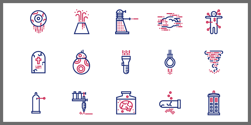 Science Fiction Icons Pack 800x400 Science Fiction Icons Pack