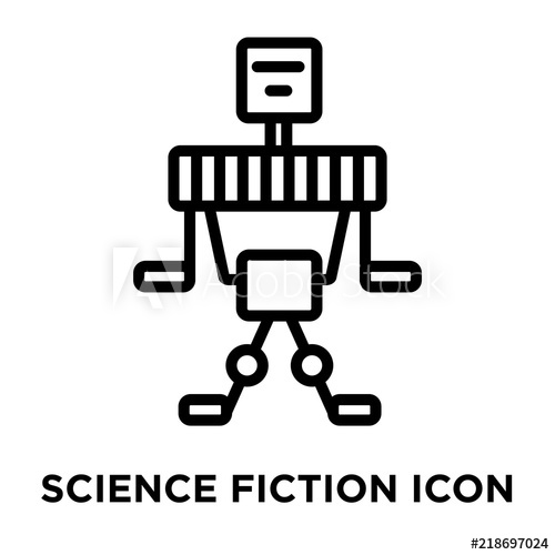 Science Fiction Icon Vector Isolated On White Background, Science 500x500 Science Fiction Icon Vector Isolated On White Background, Science