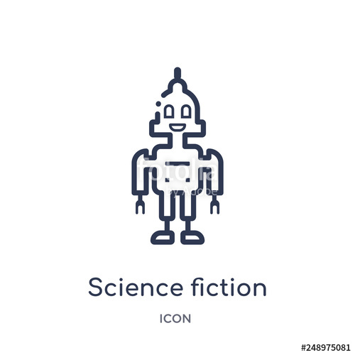 Science Fiction Icon From Technology Outline Collection Thin Line 500x500 Science Fiction Icon From Technology Outline Collection Thin Line